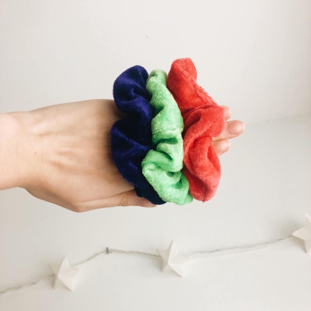 3 Scrunchies Bundle WATERMELON